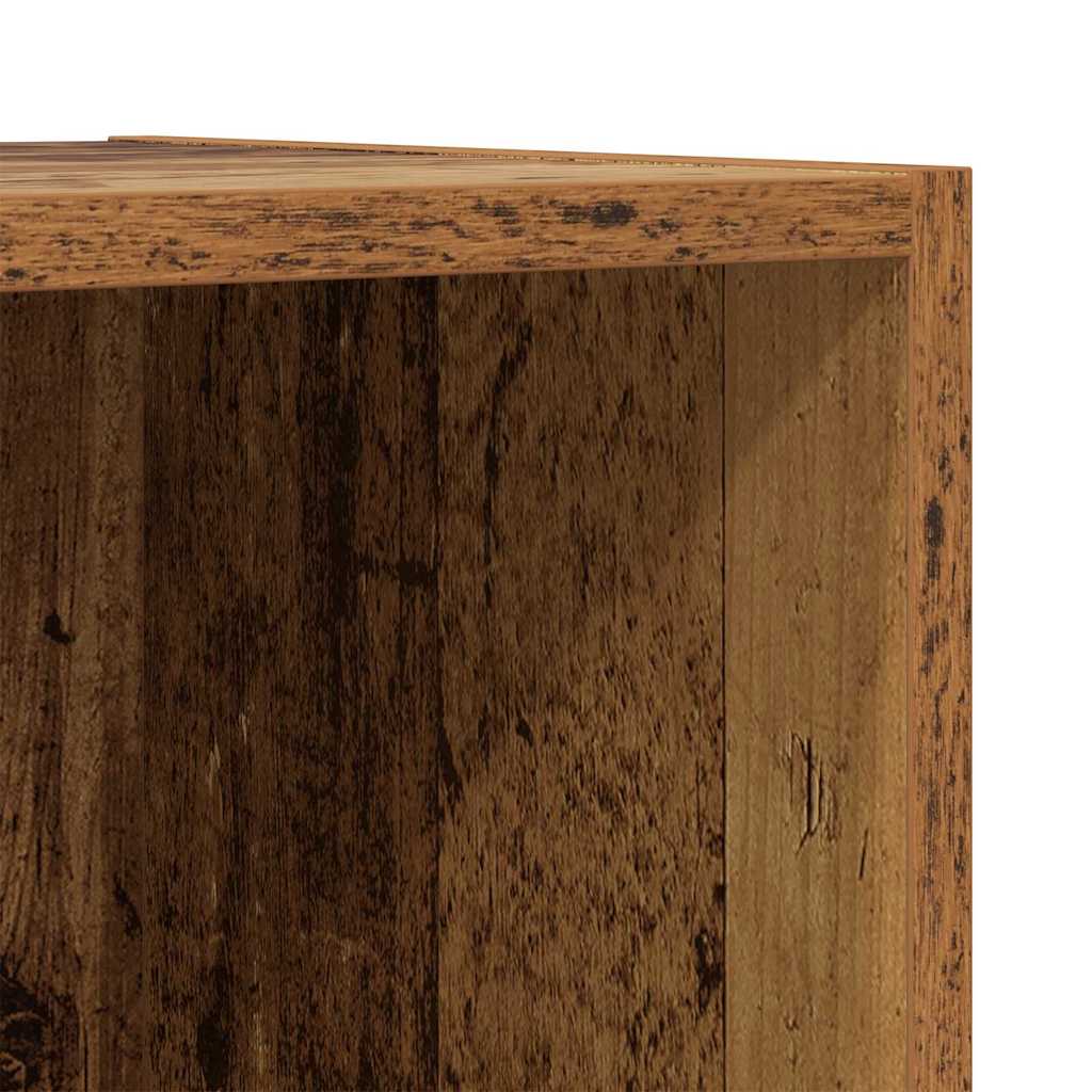 Conjunto de mueble de TV 4 pcs Madera Vieja 37 x 37 x 107 cm