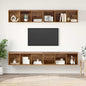 Conjunto de mueble de TV 4 pcs Madera Vieja 37 x 37 x 107 cm