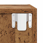 Conjunto de mueble de TV 4 pcs Marrón 37 x 37 x 142,5 cm