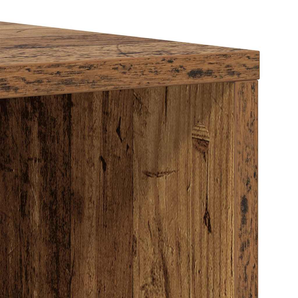 Conjunto de mueble de TV 2 pcs Madera Vieja 107 x 35 x 37 cm