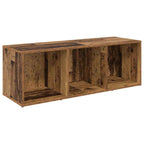 Conjunto de mueble de TV 2 pcs Madera Vieja 107 x 35 x 37 cm