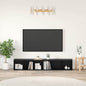 Conjunto de mueble de TV 2 pcs Madera envejecida