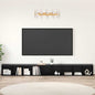 Conjunto de mueble de TV 2 pcs Negro 180 x 35 x 40 cm