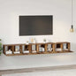 Conjunto de mueble de TV 4 pcs Madera Vieja 60 x 30 x 30 cm