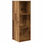 Conjunto de mueble de TV 2 pcs Madera Vieja 37 x 37 x 107 cm