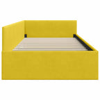 Estructura de cama en esquina Amarillo 100 cm x 200 cm