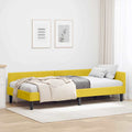 Estructura de cama en esquina Amarillo 100 cm x 200 cm