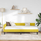Estructura de cama en esquina Amarillo 100 cm x 200 cm