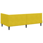 Estructura de cama en esquina Amarillo 100 cm x 200 cm