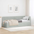 Estructura de cama en esquina Gris Claro 80 cm x 200 cm