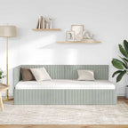 Estructura de cama en esquina Gris Claro 80 cm x 200 cm