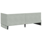 Estructura de cama en esquina Gris Claro 80 cm x 200 cm