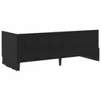 Estructura de cama en esquina Negro 80 cm x 200 cm Terciopelo