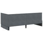 Estructura de cama en esquina Gris oscuro 90 cm x 200 cm