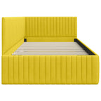 Estructura de cama en esquina Amarillo 100 cm x 200 cm