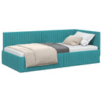 Estructura de cama en esquina Tuquesa 100 cm x 200 cm