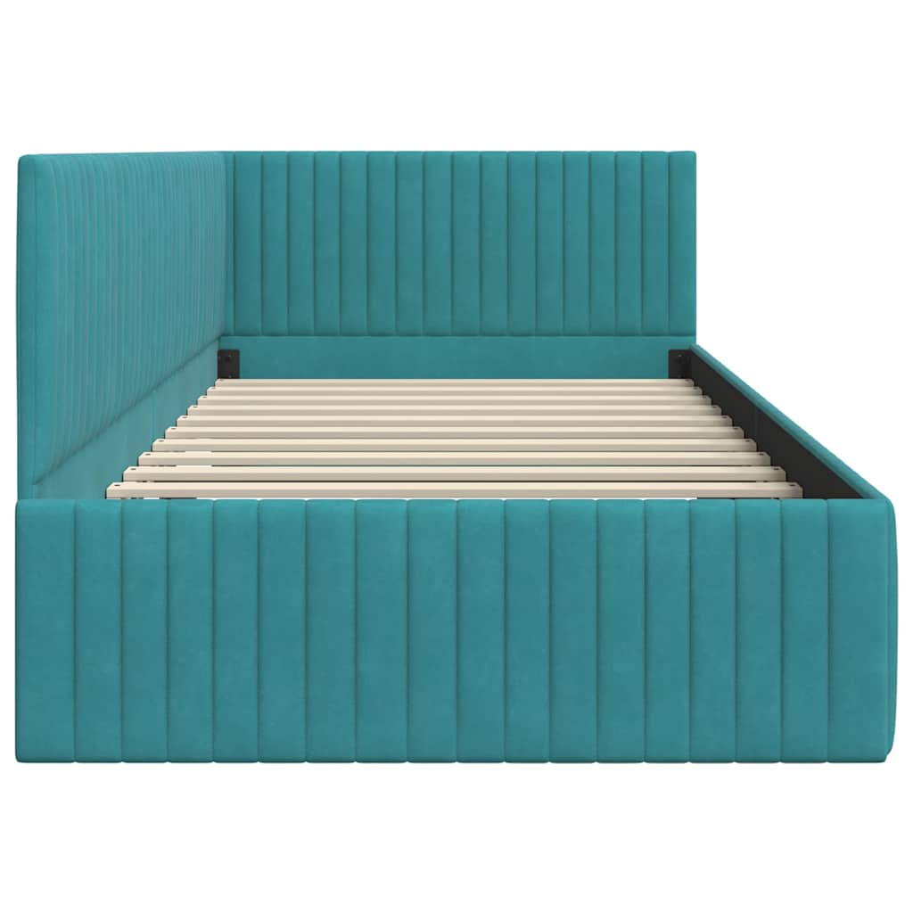 Estructura de cama en esquina Tuquesa 100 cm x 200 cm