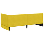 Estructura de cama en esquina Amarillo 100 cm x 200 cm