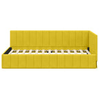 Estructura de cama en esquina Amarillo 100 cm x 200 cm