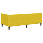 Estructura de cama en esquina Amarillo 100 cm x 200 cm