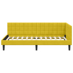 Estructura de cama en esquina Amarillo 100 cm x 200 cm