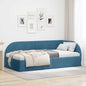 Estructura de cama en esquina Amarillo 100 cm x 200 cm