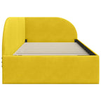 Estructura de cama en esquina Amarillo 100 cm x 200 cm