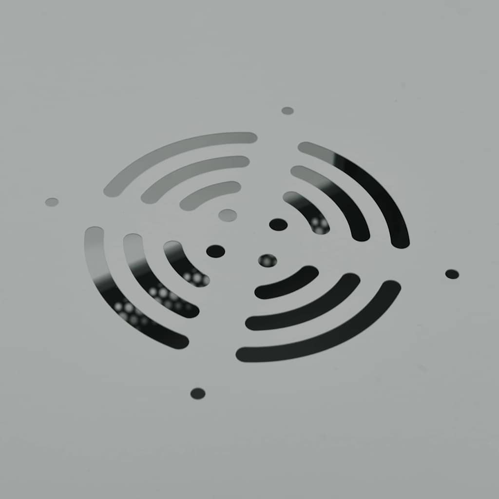 Armario de red con almacenamiento Gris 53 x 35 x 21 cm Acero