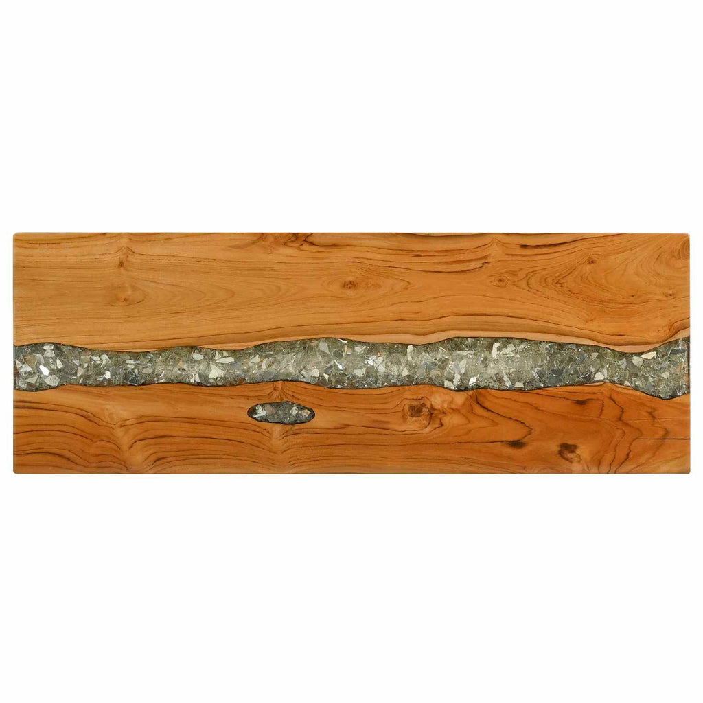 Mesa Consola Marrón 100 x 35 x 75 cm Madera de teca maciza