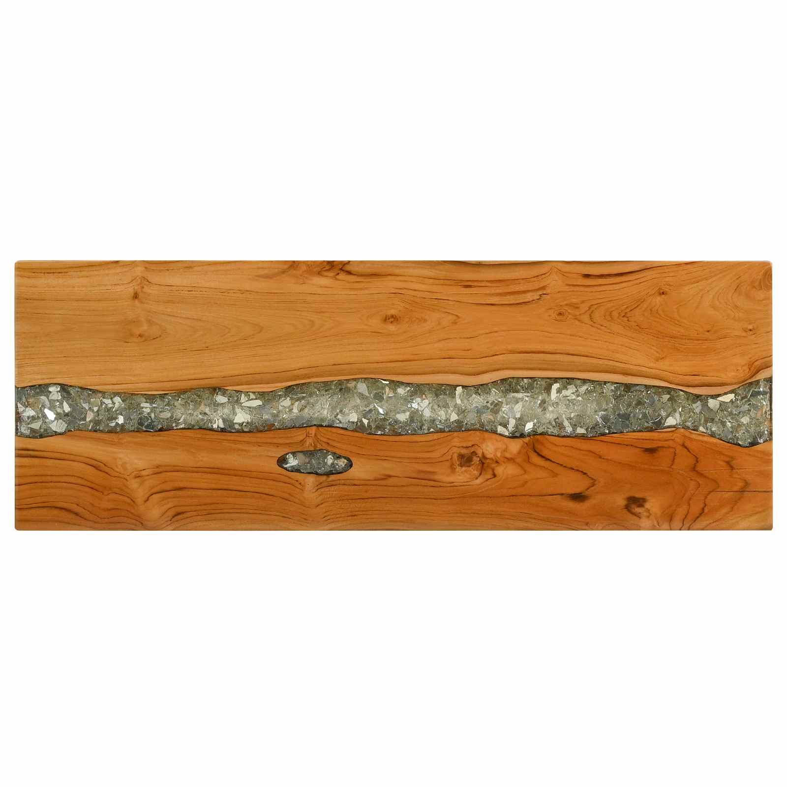 Mesa Consola Marrón 100 x 35 x 75 cm Madera de teca maciza
