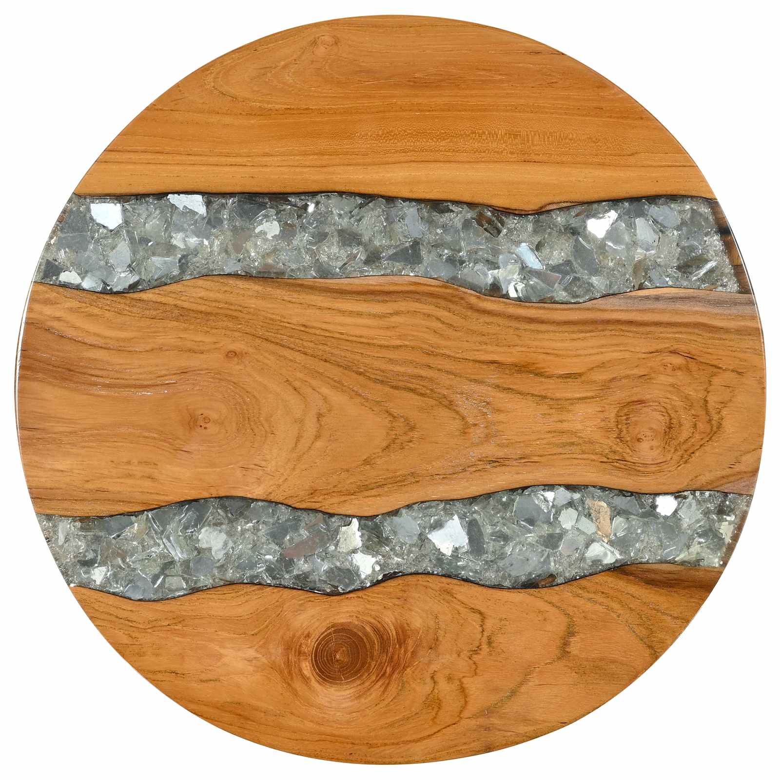 Mesa de Café Marrón 40 x 40 x 45 cm Madera de teca maciza