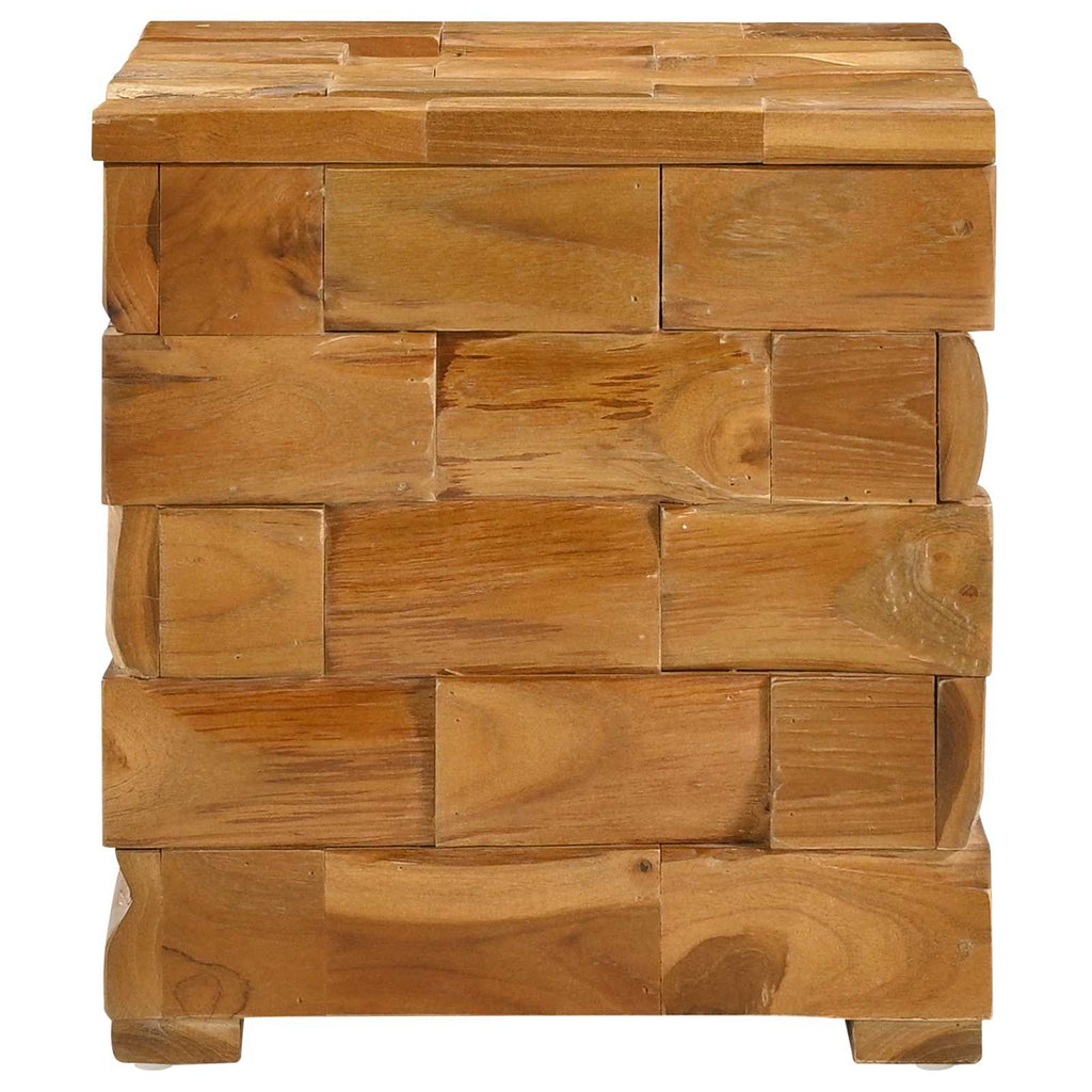 Taburete de Almacenamiento Marrón 40 x 40 x 45 cm