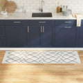 Alfombra de cocina 180 x 60 cm Terciopelo