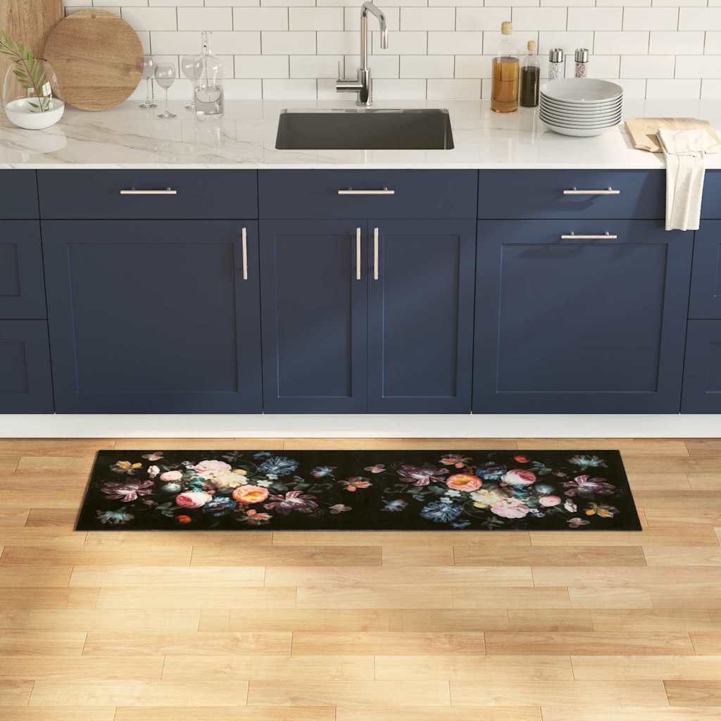 Alfombra de cocina 180 x 60 cm Terciopelo