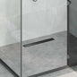 Ralo de Duche 2 em 1 Preto 100 cm Aço Inoxidável 304