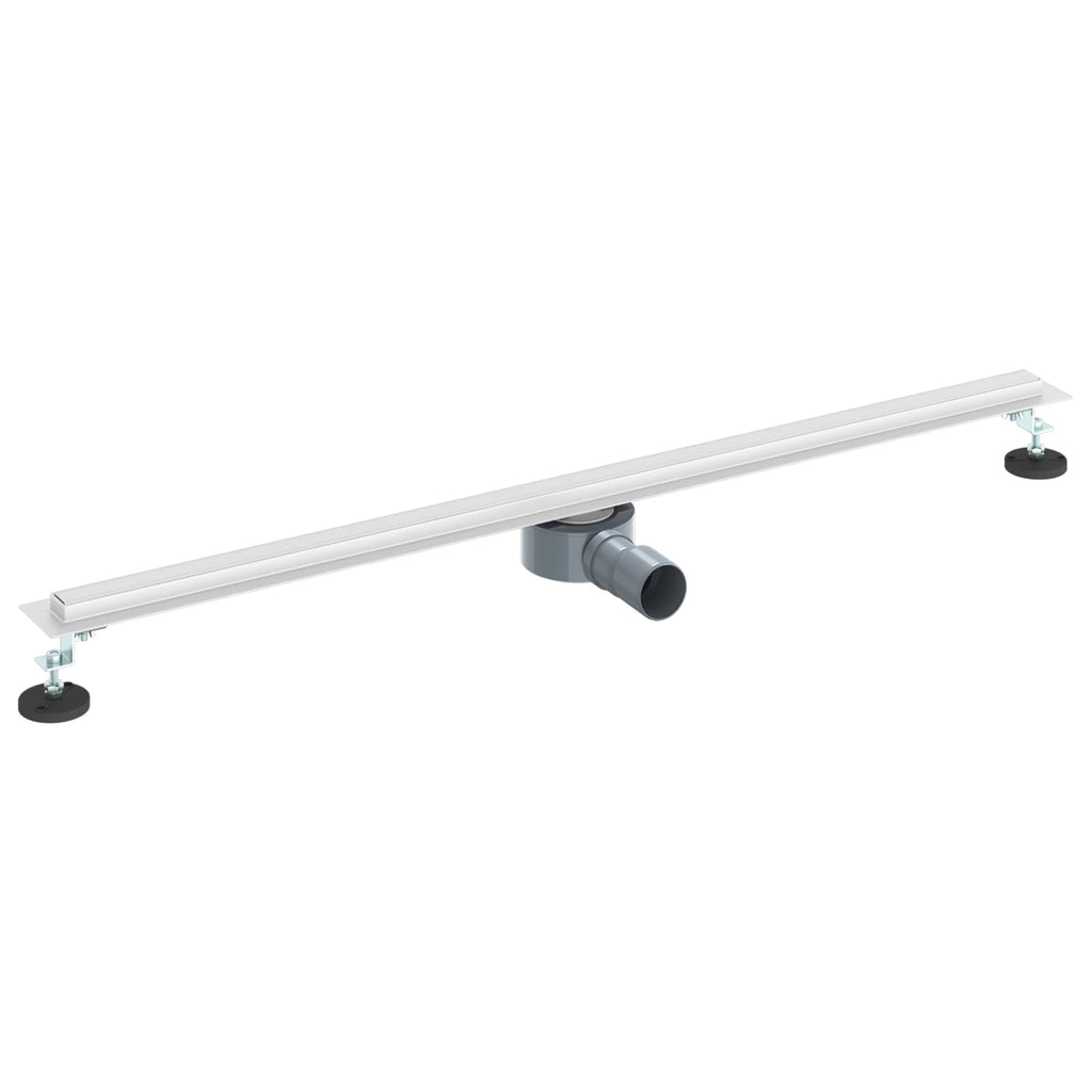Desagüe de ducha 360° con modelo delgado Plateado 100 cm