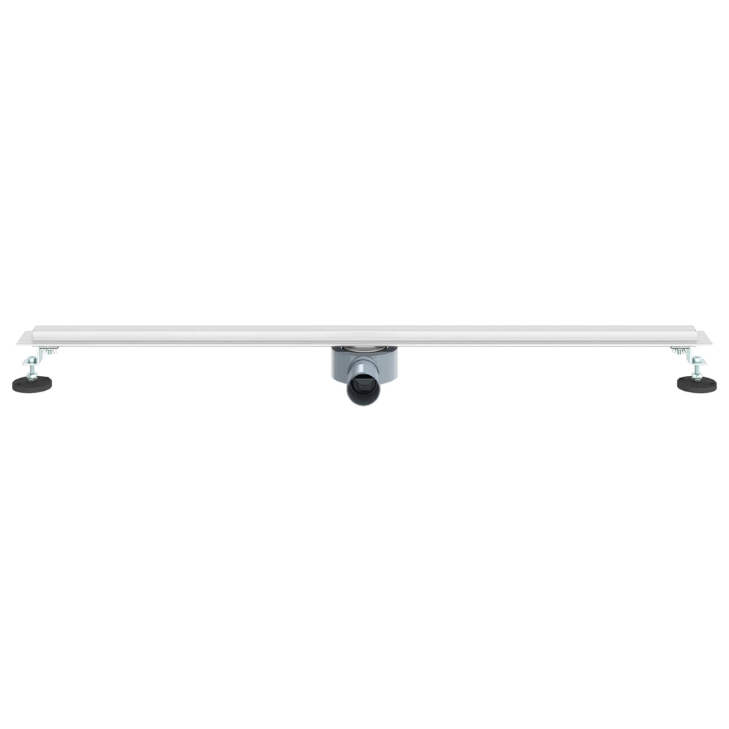 Desagüe de ducha 360° con modelo delgado Plateado 100 cm