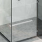 Dreno de duche de linha Prateado 100 cm