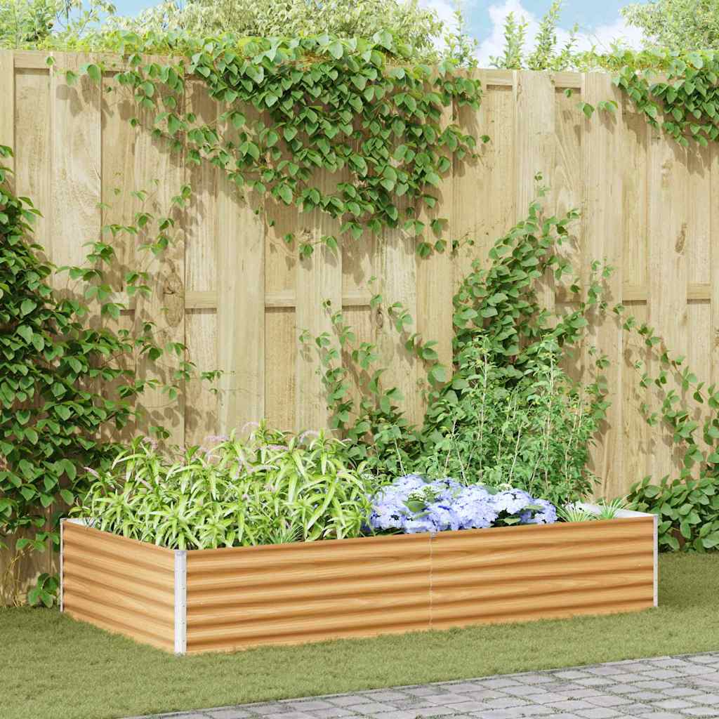 Raised garden bed 1164 x 50 x 36 cm Galvanized Steel