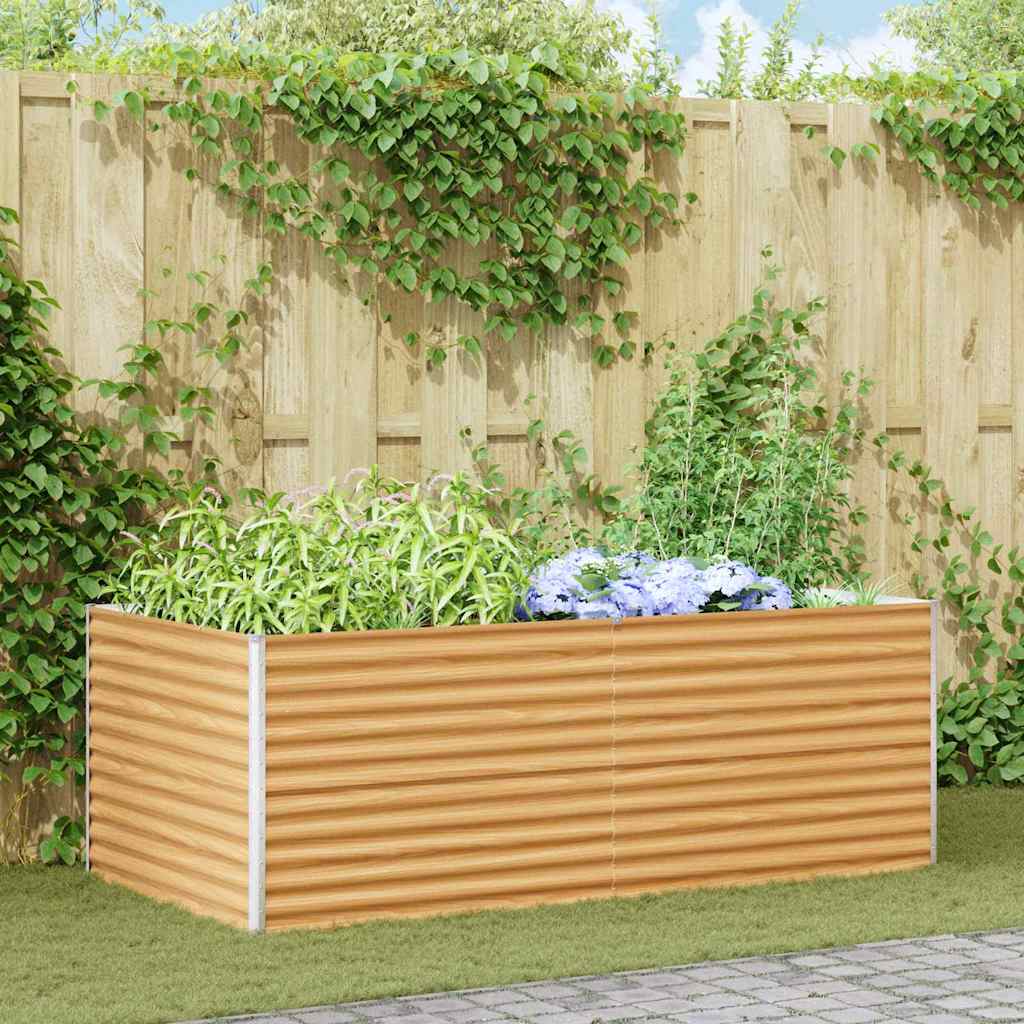 Raised garden bed 1164 x 50 x 36 cm Galvanized Steel