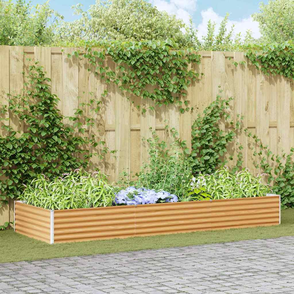 Raised garden bed 1164 x 50 x 36 cm Galvanized Steel