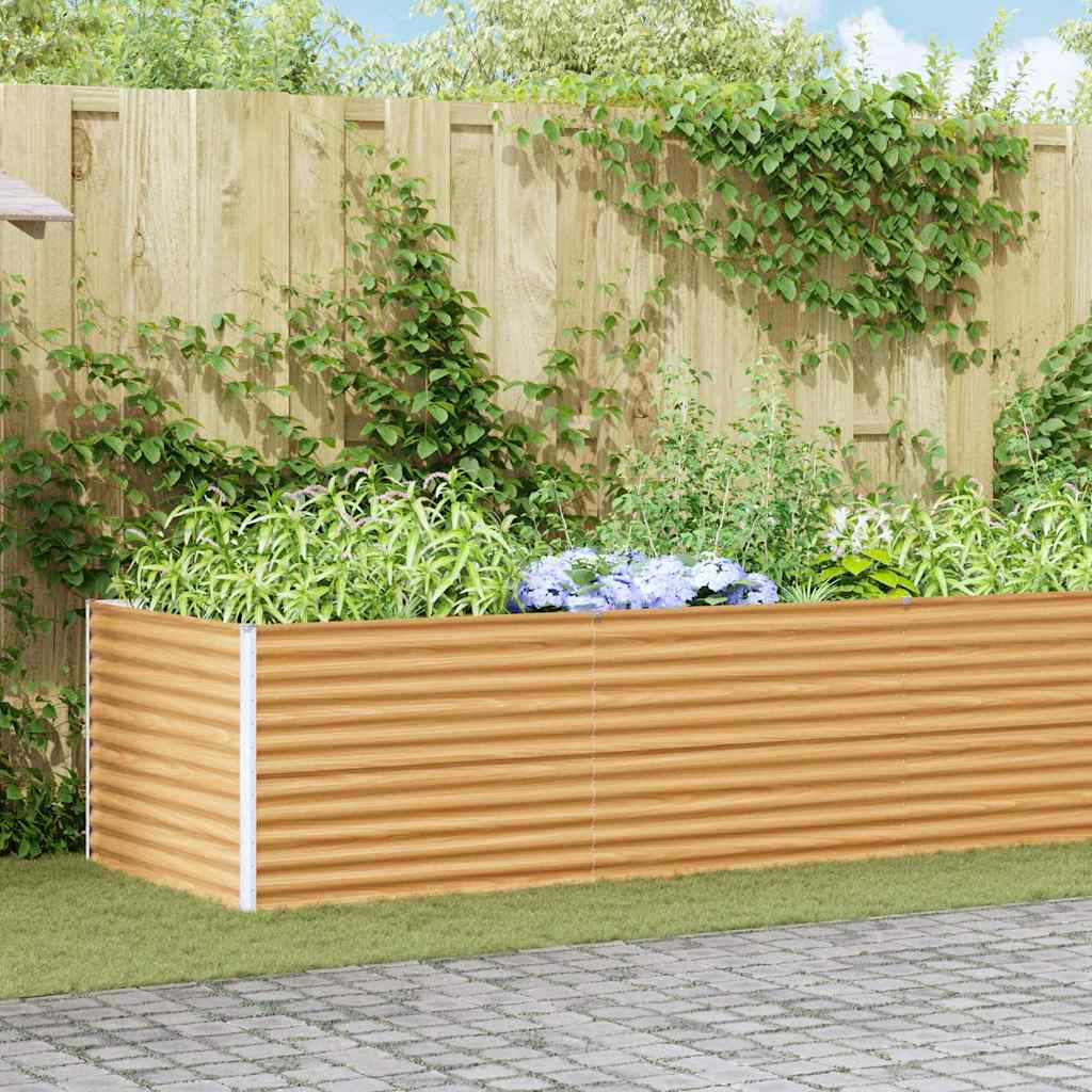 Raised garden bed 1164 x 50 x 36 cm Galvanized Steel