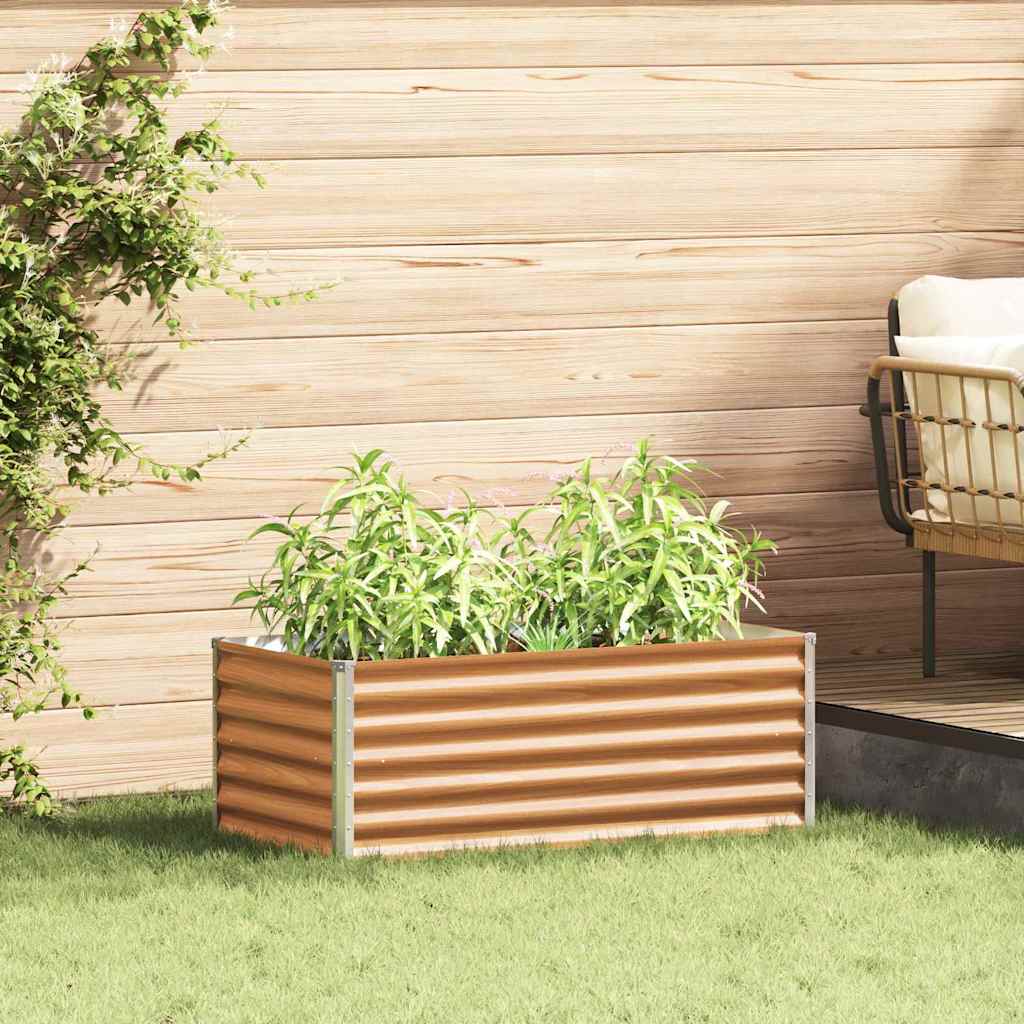 Raised garden bed 1164 x 50 x 36 cm Galvanized Steel