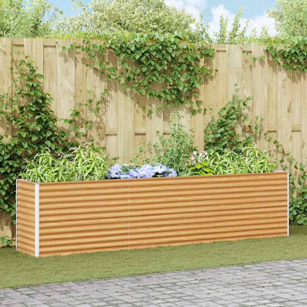 Raised garden bed 1164 x 50 x 36 cm Galvanized Steel
