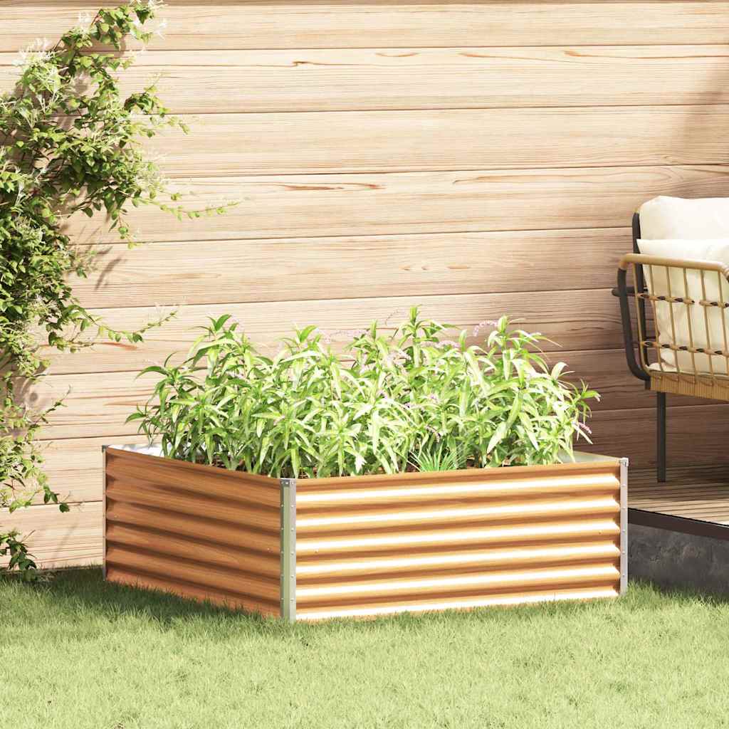 Raised garden bed 1164 x 50 x 36 cm Galvanized Steel