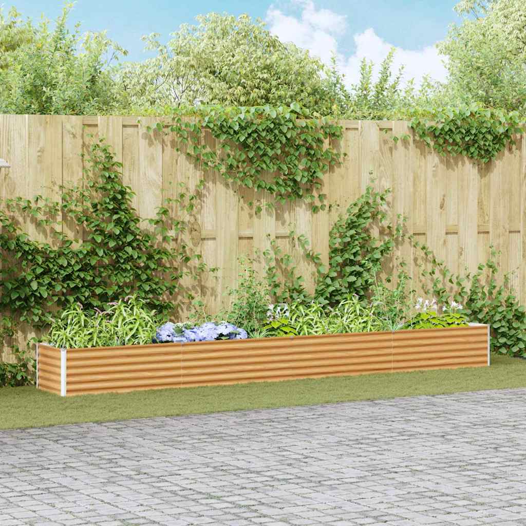 Raised garden bed 1164 x 50 x 36 cm Galvanized Steel