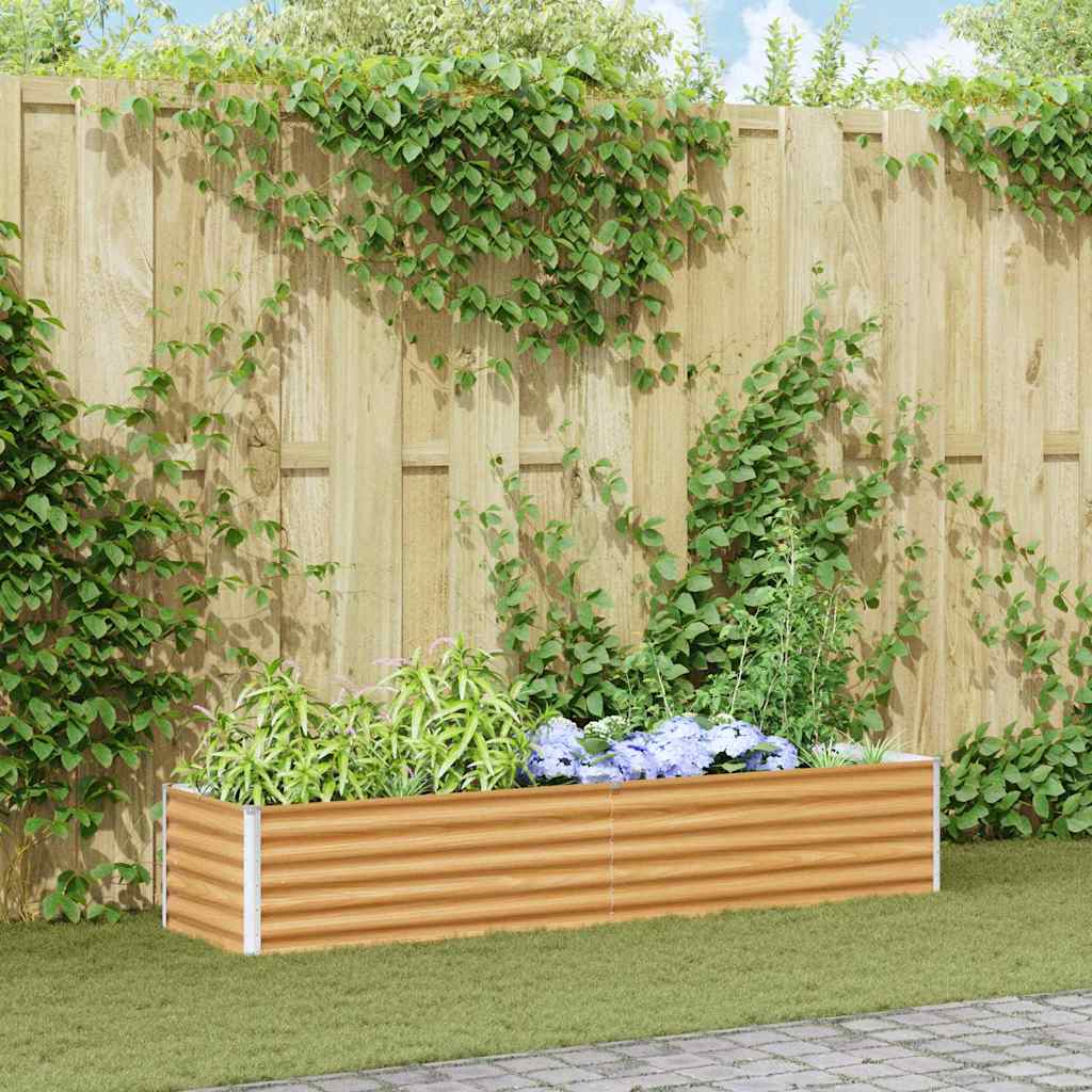 Raised garden bed 1164 x 50 x 36 cm Galvanized Steel