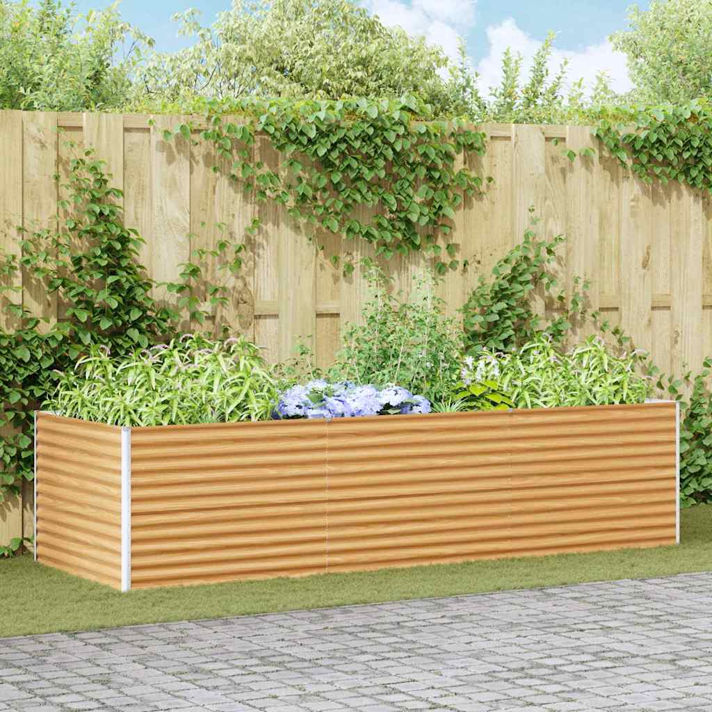 Raised garden bed 1164 x 50 x 36 cm Galvanized Steel