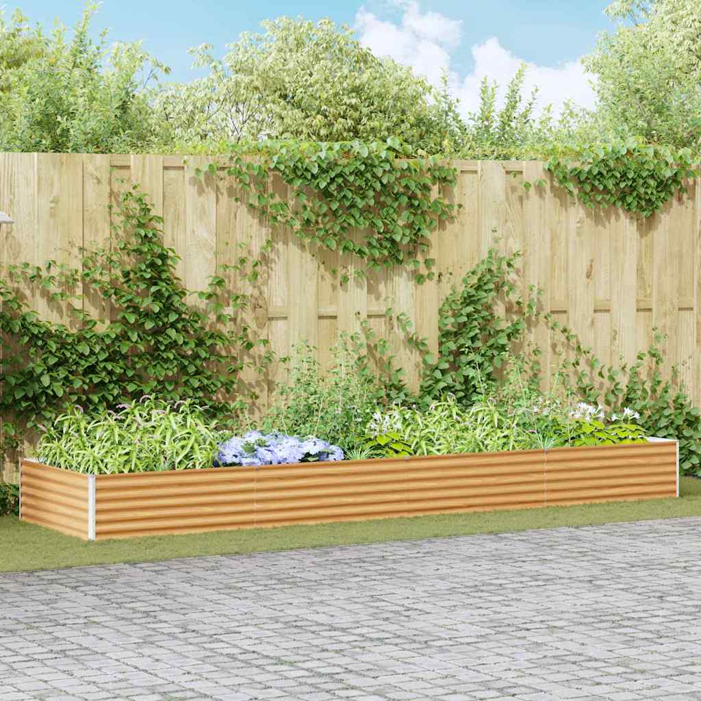 Raised garden bed 1164 x 50 x 36 cm Galvanized Steel