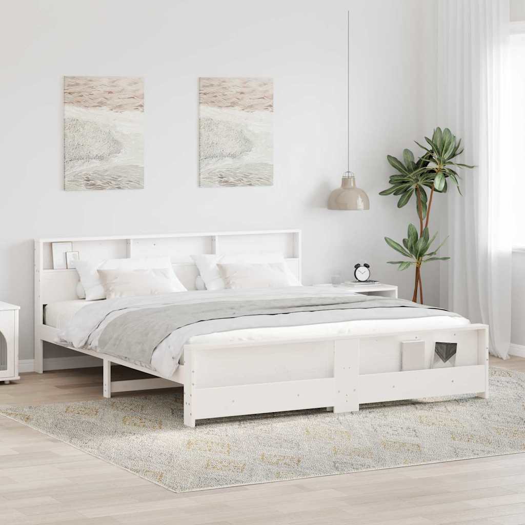 Estrutura de cama 100 x 200 cm Madeira processada